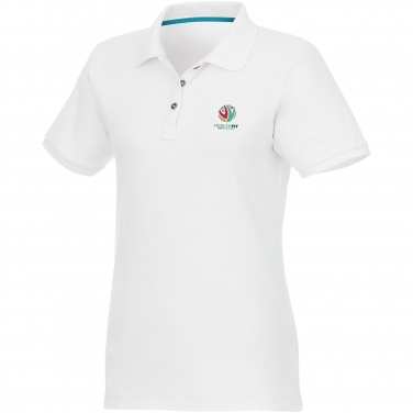 Logotrade advertising product picture of: Beryl short sleeve women's organic recycled polo